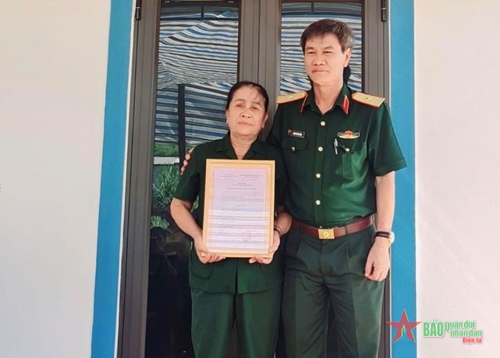 Trường Sĩ quan Lục quân 2 trao nhà tình nghĩa tặng gia đình chính sách tại Nghệ An